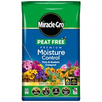 Miracle-Gro Peat Free Moisture Control Compost for Pots & Baskets 20L (121312)